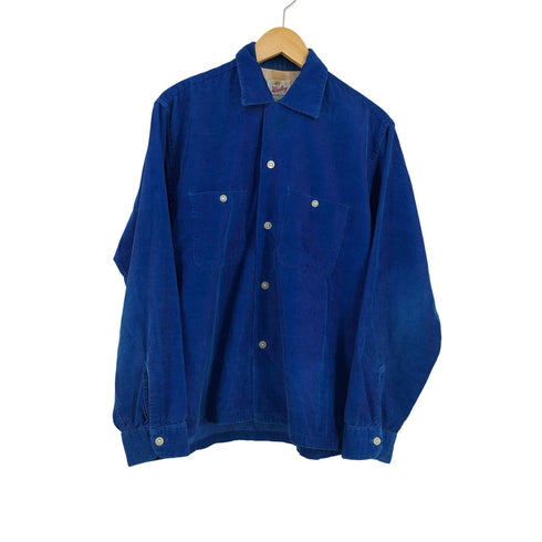 WESLEY コーデュロイ オープンカラーシャツ メンズ import:M