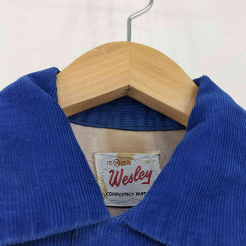 WESLEY コーデュロイ オープンカラーシャツ メンズ import:M