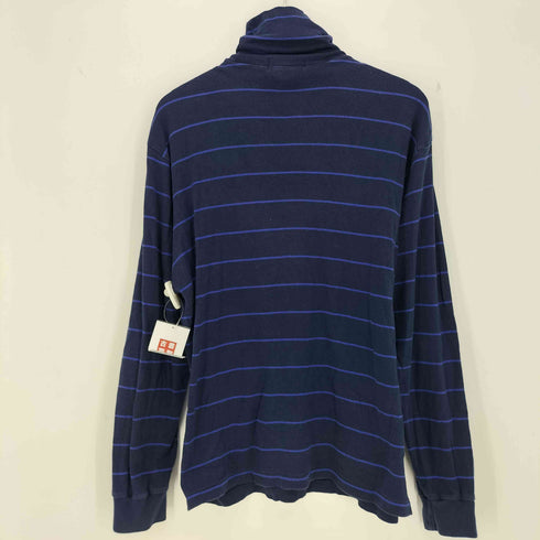 ポロラルフローレン POLO RALPH LAUREN ホンジュラス製 ボーダー タートルネックカットソー メンズ import:L