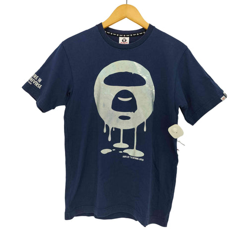 アベイシングエイプ A BATHING APE メタリック プリント S/S Tシャツ メンズ JPN:S