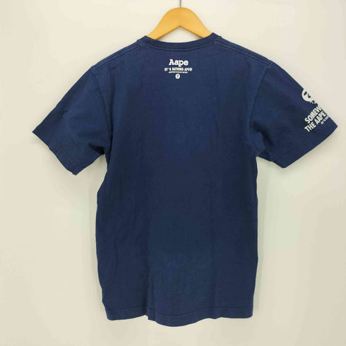 アベイシングエイプ A BATHING APE メタリック プリント S/S Tシャツ メンズ JPN:S
