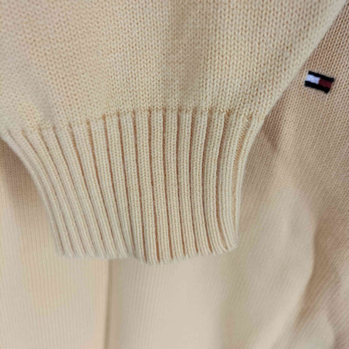 トミーヒルフィガー TOMMY HILFIGER クルーネック コットン ニットプルオーバー レディース JPN:S