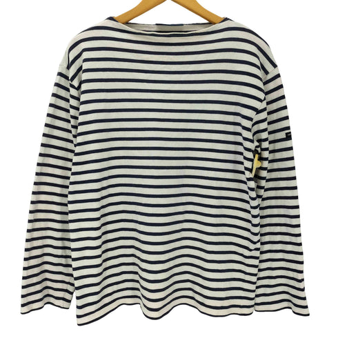 セントジェームス SAINT JAMES border ouessant three quarter sleeve tee メンズ US42