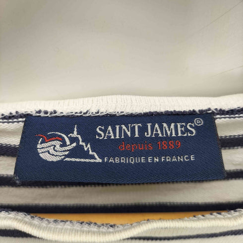 セントジェームス SAINT JAMES border ouessant three quarter sleeve tee メンズ US42