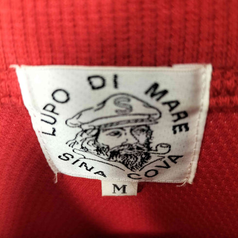 LUPO DI MERE ワッペン ハイネック コットン プルオーバー メンズ JPN:M
