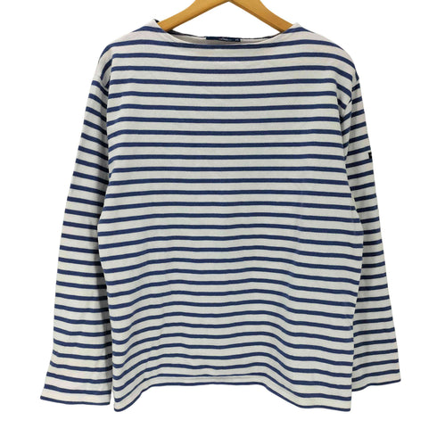 セントジェームス SAINT JAMES border ouessant three quarter sleeve tee メンズ US:42