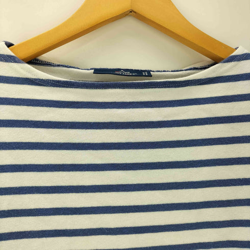 セントジェームス SAINT JAMES border ouessant three quarter sleeve tee メンズ US:42