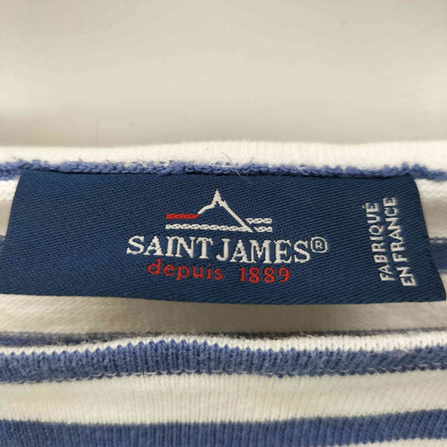 セントジェームス SAINT JAMES border ouessant three quarter sleeve tee メンズ US:42
