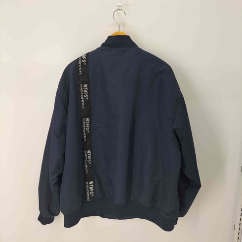 ダブルタップス WTAPS 22AW TEAM JACKET NYLON. TWILL. UT813 チームジャケット ネイビー MA-1 ボンバージャケット メンズ JPN:4