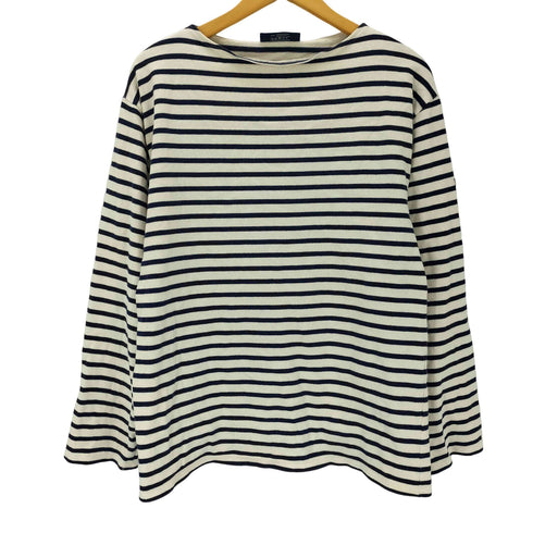 セントジェームス SAINT JAMES border ouessant three quarter sleeve tee メンズ US:42