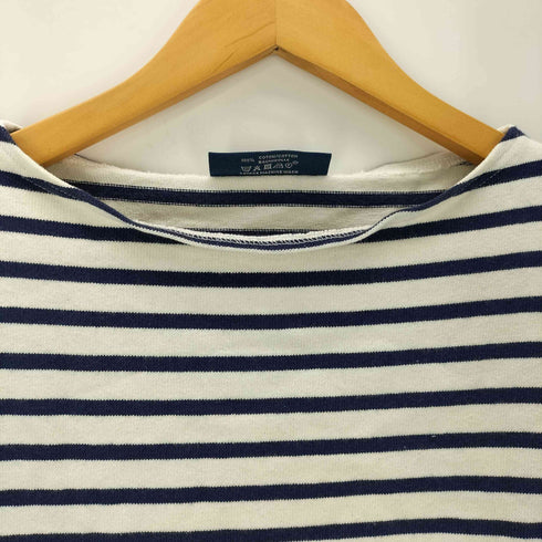 セントジェームス SAINT JAMES border ouessant three quarter sleeve tee メンズ US:42