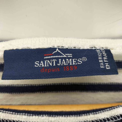 セントジェームス SAINT JAMES border ouessant three quarter sleeve tee メンズ US:42