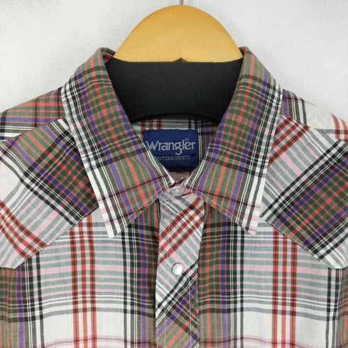 ラングラー Wrangler S/S チェック ウエスタンシャツ メンズ