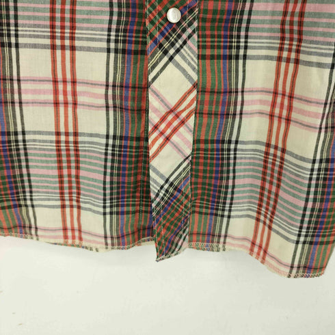 ラングラー Wrangler S/S チェック ウエスタンシャツ メンズ