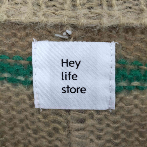 ヘイライフストア Hey life store border mohair knit レディース FREE