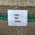 ヘイライフストア Hey life store border mohair knit レディース FREE