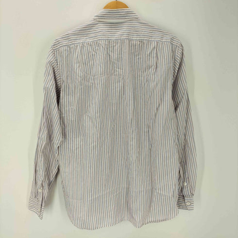 マーガレットハウエル MARGARET HOWELL マルチカラーストライプシャツ メンズ import:L