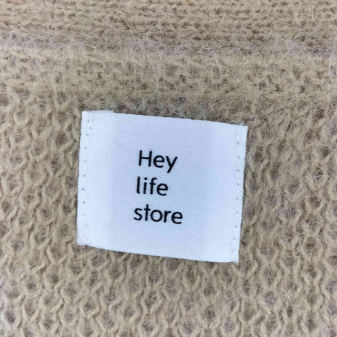 ヘイライフストア Hey life store volume mohair cardigan レディース FREE