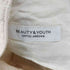 ビューティーアンドユースユナイテッドアローズ BEAUTY & YOUTH UNITED ARROWS コットンデニム バックベルト タックパンツ ウォッシャブル レディース JPN:S