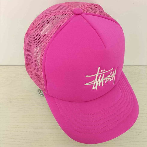 ステューシー Stussy TRUCKER BIG BASIC SNAPBACK メッシュキャップ メンズ FREE
