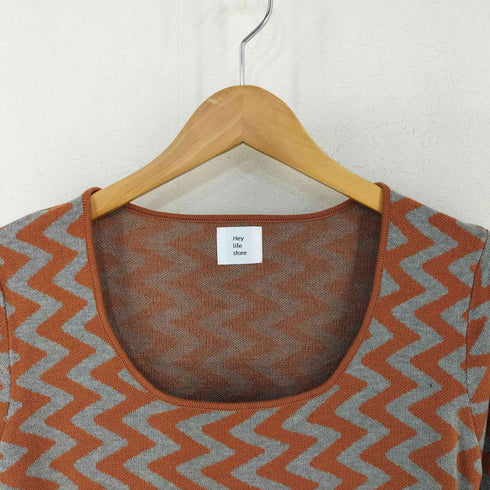 ヘイライフストア Hey life store jacquard knit onepiece / AAAMYYY レディース FREE