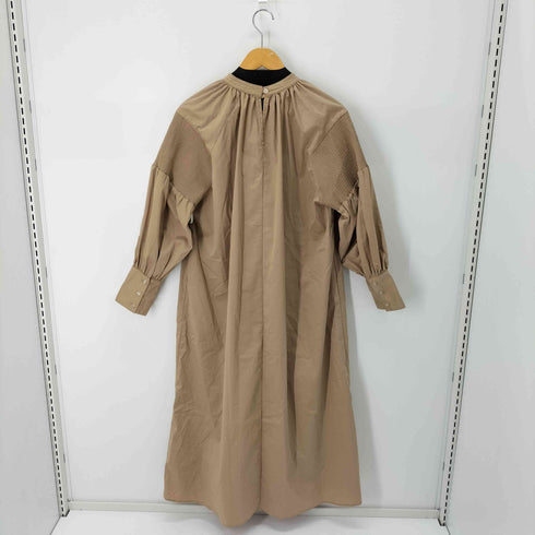 スタイルミキサー STYLEMIXER ショルダー折り紙プリーツワンピース ロングカフス レディース import:S