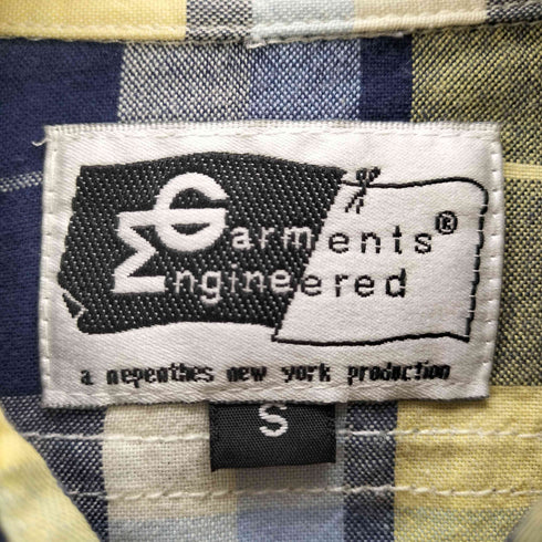 エンジニアードガーメンツ Engineered Garments 旧タグ レギュラーカラー チェックシャツ メンズ import:S