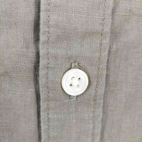 ギャップ Gap OLD リネンコットン S/S シャツ メンズ import:M
