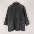 クレージュ courreges paris クロスデザイン ジップアップ 比翼レザージャケット レディース 38