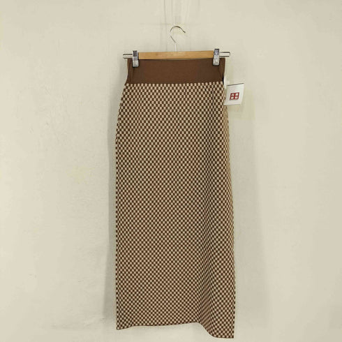 ヘイライフストア Hey life store block check knit skirt レディース FREE