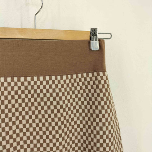 ヘイライフストア Hey life store block check knit skirt レディース FREE