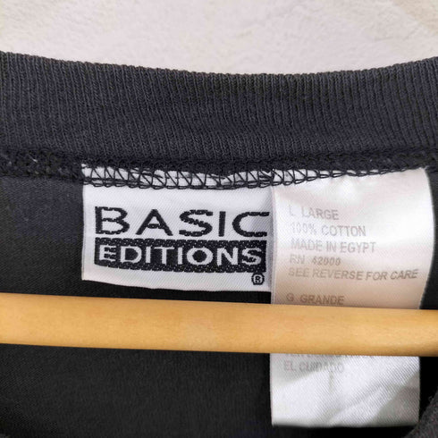 ベーシックエディションズ BASIC EDITIONS ヘンリーネック S/S TEE メンズ import:L