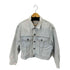 ゲスジーンズ GUESS JEANS クロップドアイスウォッシュデニムジャケット レディース import:S
