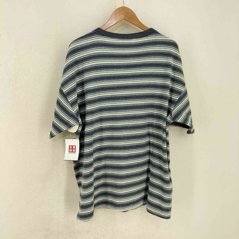 USA製 NAVY ボーダーTシャツ メンズ import:L
