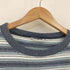 USA製 NAVY ボーダーTシャツ メンズ import:L