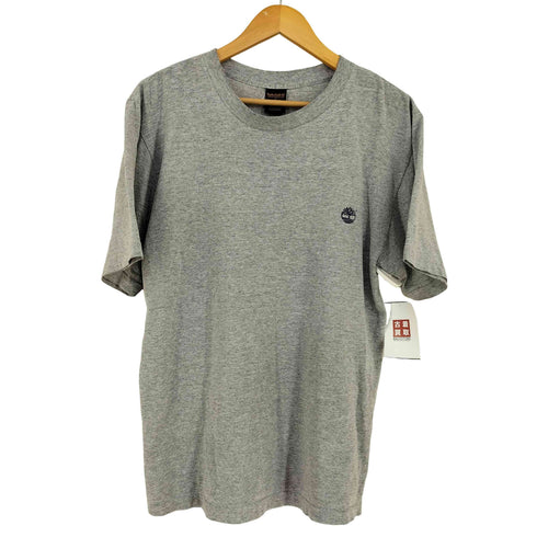 ティンバーランド Timberland USA製 ロゴプリント クルーネックTシャツ メンズ import:S