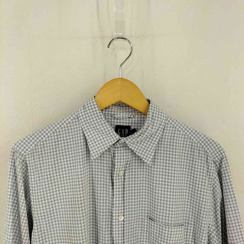 ギャップ Gap グラフチェック レギュラーカラーシャツ メンズ import:S