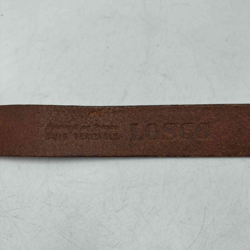 LOSCO Cuir Veritable 本革 レザー ベルト レディース