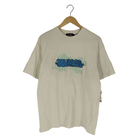 エクストララージ XLARGE SCRIBBLES S/S TEE スクリブル ロゴ刺繍 Tシャツ メンズ import:L