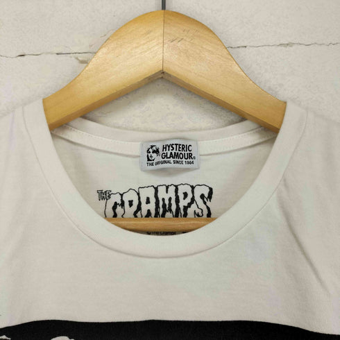 ヒステリックグラマー HYSTERIC GLAMOUR 両面プリントクルーネックTシャツ レディース FREE