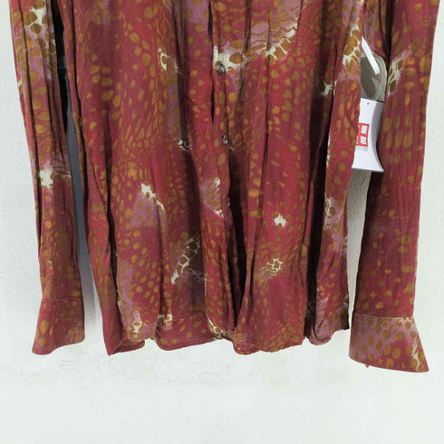HAUPT ドイツ製 レーヨン総柄シャツ メンズ import:L