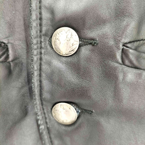 ショット Schott メタルボタンレザーベスト メンズ import:M