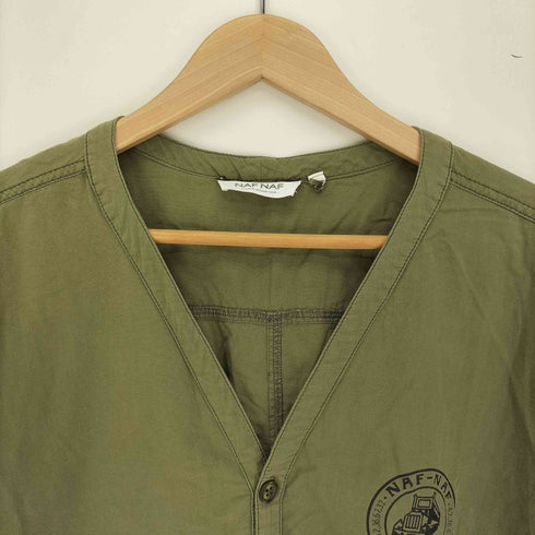 NAF NAF ロゴプリント ウエストベルト ジャンプスーツ オールインワン メンズ L/XL