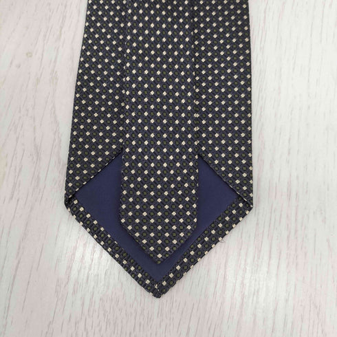 アクアスキュータム AQUASCUTUM シルク100% ドットネクタイ メンズ ONE SIZE
