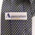 アクアスキュータム AQUASCUTUM シルク100% ドットネクタイ メンズ ONE SIZE