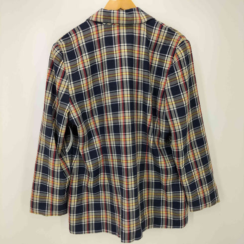 LESLIE FAY 1B マドラスチェックテーラードジャケット レディース 14