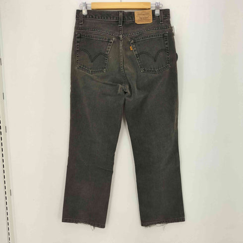 リーバイス Levis 90S MADE IN CANADA 217刻印 619 後染めブラックデニム オレンジタブ メンズ W32/L30