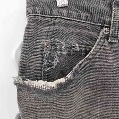 リーバイス Levis 90S MADE IN CANADA 217刻印 619 後染めブラックデニム オレンジタブ メンズ W32/L30