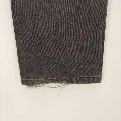リーバイス Levis 90S MADE IN CANADA 217刻印 619 後染めブラックデニム オレンジタブ メンズ W32/L30