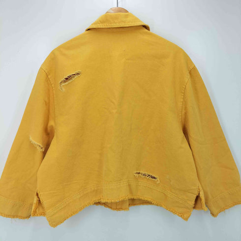 ベルシュカ BERSHKA ダメージ加工デニムジャケット レディース JPN:XS